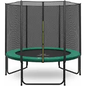 Magic Jump Trampolin 251 cm Grün mit sicherheitsnetz