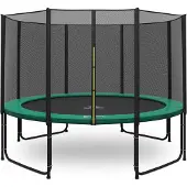 Magic Jump Trampoline 366 cm Grün mit sicherheitsnetz