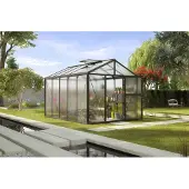 Pergart Vitavia, Aktionsangebot (inkl. 100 Euro Zubehör): Gewächshaus "Zeus 10000", schwarz, 10,0 m², 16 mm HKP
