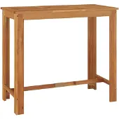 vidaXL Garten-Bartisch 120x60x105 cm Massivholz Akazie