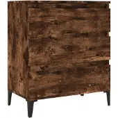 vidaXL Sideboard Räuchereiche 60x35x70 cm Holzwerkstoff