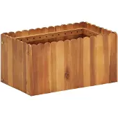 vidaXL Garten-Hochbeet 50 x 30 x 25 cm Massivholz Akazie
