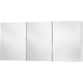 Differnz Spiegelschrank Somero 120 x 13 x 66 cm weiß 3-türig