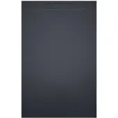 Riho Isola receveurs de douche rectangulaires, écoulement 90mm, sans pieds, anthracite, D007001080
