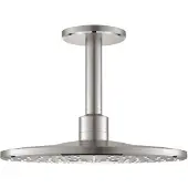GROHE Kopfbrauseset Rainshower SmartActive 310 26477, 2 Strahlarten, Deckenauslass 142 mm, runde Form, supersteel