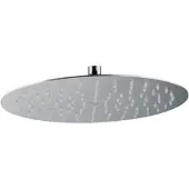 Plieger Napoli hoofddouche rond 20cm 9L/min. geborsteld chroom