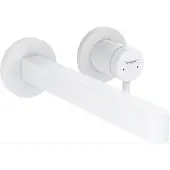 Hansgrohe Fertigmontageset FINORIS f UP-2-Loch-WT-Armatur Auslauf 225 mm mw Auslauf 225 mm mattweiß