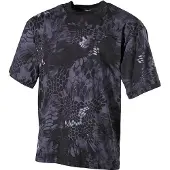 MFH US T-Shirt, halbarm, snake black, 170 g/m²