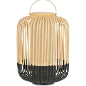 Forestier Take A Way Portable Tischleuchte M Black - , Take A Way M, dimmbar, Schwarz, für Wohnzimmer, Bambus, Design