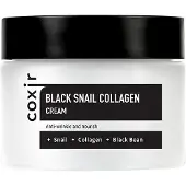 COXIR Black Snail Collagen Cream Gesichtscreme mit schwarzem Schneckenfiltrat und Kollagen 50 ml Creme
