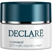 Declare Cosmetics Vitamineral Q10 Multi-Vitamin Cream, Tagescreme, Männer, Jeder Hauttyp, Gesicht, Hals/Nacken, Anti-Stress, Anti-Falten, Feuchtigkeitsspendend, Regenerierend, Revitalisierend, 50 ml