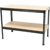 HBM Hobbywerkbank mit MDF-Platte 120 cm Werktisch Arbeitstisch