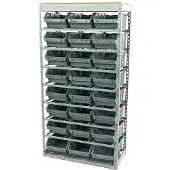 HBM -Schrank, Lager, Regal mit 24 Sichtlagerkästen