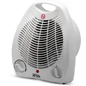 Warm Tech Heizlüfter - 2000 W - - 240 V - Bis zu 15 m³ - Weiß