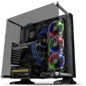 Thermaltake Core P3 TG, Midi Tower, PC, Schwarz, SPCC, 120,140 mm, 2.5,3.5 Zoll