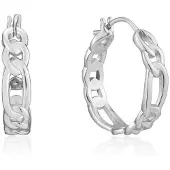 Ania Haie Ohrringe - 925er Sterlingsilber Chain Reaction - Gr. unisize - in Silber - für Damen