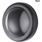 EDM Round Led Wall Light 6w 250 Lumens 4000k Schwarz