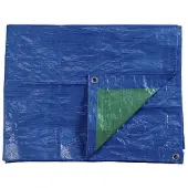EDM Doppelseitige Markise 10x15 M Blau Blau One Size