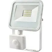 EDM 20w 1400 Lumens 6400k Led-flutlicht Mit Bewegungssensor Weiß Weiß One Size