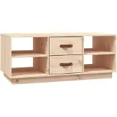 vidaXL Couchtisch 100x50x41 cm Massivholz Kiefer