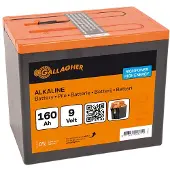 Gallagher Powerpack Alkaline Batterie 9V/160Ah - 190x125x160mm