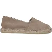 Manfield Taupefarbene Espadrilles aus Veloursleder | Größe 36