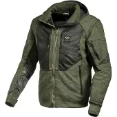 Sonstiges Macna Breeze Motorrad Zip Hoodie, grün/schwarz, L