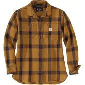Carhartt Hemd Heavyweight Twill Plaid Damen Brown-XS