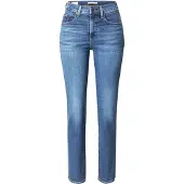 Levi's Damen 724 High Rise Straight Jean, Blue Wave Mid, 29W / 28L