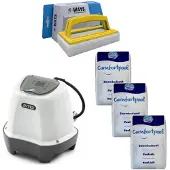 Intex - Salzwassersystem 26662GS & Poolsalz 60 kg & WAYS Scheuerbürste