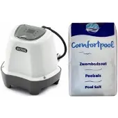 Intex - Salzwassersystem 26662GS & Poolsalz 20 kg