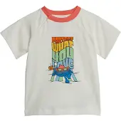 Adidas T-Shirt Graphic Print T-Shirt IB8607 Weiß Regular Fit
