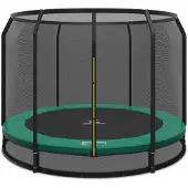 Magic Circle Pro Bodentrampolin Pro 251 cm Grün mit Sicherheitsnetz