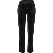 Juicy Couture Del Ray Polyester Damen schwarze Jogginghosen