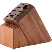 Xinzuo - Akazienholz Universal Messerblock (für 16 Werkzeuge)