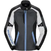 Spidi Tek Net Lady Grau Weiß Provence Jacke Größe XS