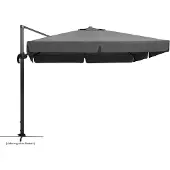 Schneider schirme Sonnenschirm Rhodos 300x300 cm anthrazit, inkl. Plattenständer, ohne Platten 782-15