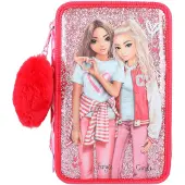 Depesche 3-Fach Federtasche TOPModel ONE LOVE Glitzer