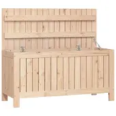 vidaXL Gartentruhe 108x42,5x54 cm Massivholz Kiefer