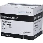 Medi Kauf Braun GmbH & Co. KG Mullkompressen 10x10 cm steril 50X2 St