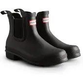 Hunter Chelsea Boots Unisex Schwarz Gummi