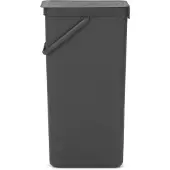 Brabantia Sort & Go Mülleimer 40 L - Dunkelgrau