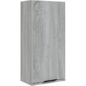 vidaXL Wand-Badschrank Grau Sonoma 32x20x67 cm