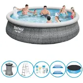 Bestway Pool Fast Set - 457x107 cm - Inklusive Zubehör