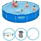 Bestway Pool Steel Pro - Poolset - 396x84 cm
