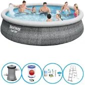 Bestway Pool Fast Set - 457x107 cm - Pool Bundel