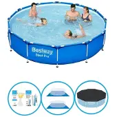 Bestway Pool Steel Pro - Inklusive Zubehör - 366x76 cm