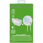 Celly Magchargekit, Drinnen, AC, Kabelloses Aufladen, Weiß