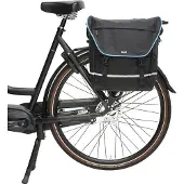 Beck SPRTV Fahrradtasche Doppelradbeutel XL, Blau, wasserabweisend, reflektierend