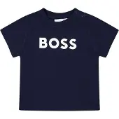 BOSS T-Shirt J05P12 M Dunkelblau Regular Fit 71